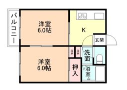 フォーブル山室の間取り画像