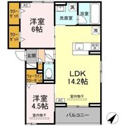 エメフィール馬渕の間取り画像