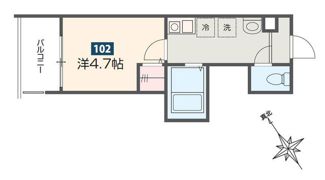 MELDIA相模大野の間取り画像