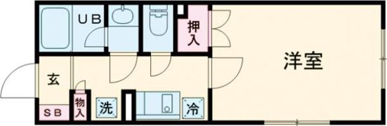 アブニール矢野の間取り画像