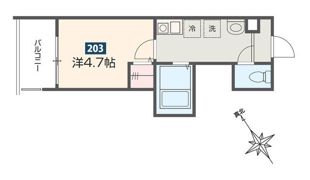 MELDIA相模大野の間取り画像
