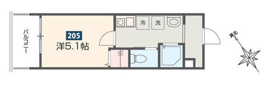 MELDIA相模大野の間取り画像