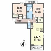 シャーメゾン ヴェルジェの間取り画像