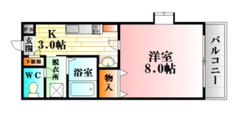 ベルドミールⅠの間取り画像