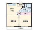 リヴェール吉沢Aの間取り画像