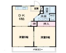 リヴェール吉沢Aの間取り画像