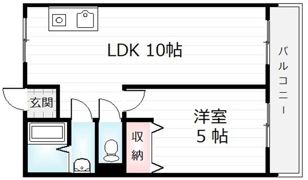 平野マンションの間取り画像