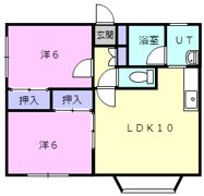 コーポアウルの間取り画像