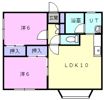コーポアウルの間取り画像