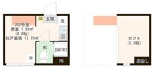ハーモニーテラス千住河原町Ⅲの間取り画像