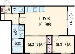 AVANTIO泉佐野の間取り画像
