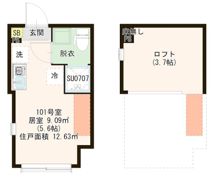 ハーモニーテラス千住河原町Ⅲの間取り画像