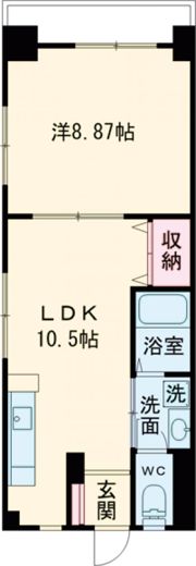 ベルメゾン大塔の間取り画像