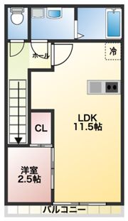 Prevoyance桜並木駅東の間取り画像