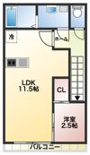 Prevoyance桜並木駅東の間取り画像
