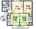 グリーンハイツFUJII B棟の間取り画像