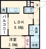 （仮称）ジーメゾン枚方走谷ルクシエの間取り画像