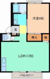 ラ・パサージュAの間取り画像