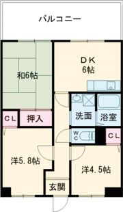 サンシャイン一番館の間取り画像