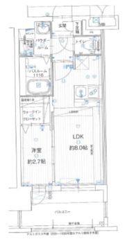グランフォーレ千早プレミアの間取り画像
