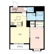 カルムリー福崎Bの間取り画像