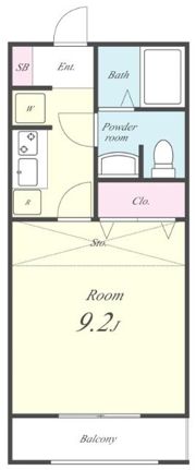 ヴァーグ伍番館の間取り画像