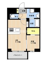 LIBTH松山Ⅱの間取り画像