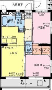 （仮称）都城小松原町マンションの間取り画像