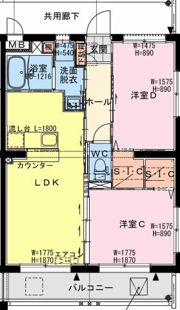 （仮称）都城小松原町マンションの間取り画像