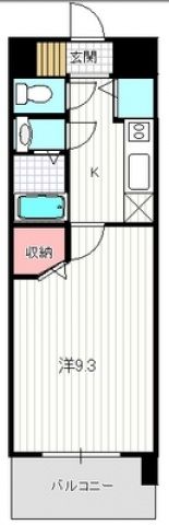 ノーブル広島駅前の間取り画像