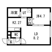 GranLuz大谷地(グランルース大谷地)の間取り画像