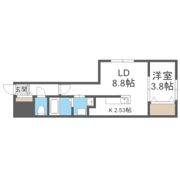 GranLuz大谷地(グランルース大谷地)の間取り画像