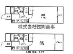 G・F二条城の間取り画像