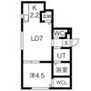 プラティーヌ月寒東の間取り画像