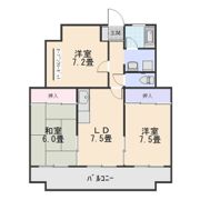 ロイヤルサンコー(A棟)の間取り画像