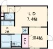 仮)恵庭市住吉町3丁目APの間取り画像