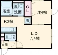 仮)恵庭市住吉町3丁目APの間取り画像