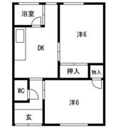 紫ハイツの間取り画像