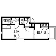 La Vita二日市駅前Ⅴの間取り画像