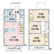 庄南パークの間取り画像