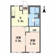 チェリーハイツの間取り画像