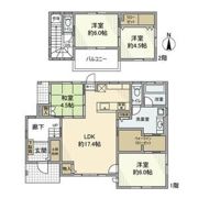 黒須戸建の間取り画像