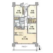 パークホームズ中野中央フォーシーズンズコートの間取り画像