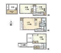 野方戸建の間取り画像