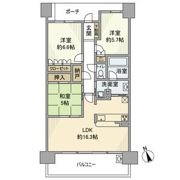 プラウド大津におの浜の間取り画像