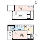 Casa domani 八熊(カーサドマーニヤの間取り画像