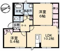 クレール池田の間取り画像