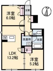 シャーメゾン エムの間取り画像