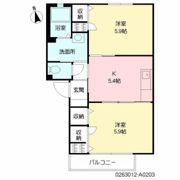 サンアスタの間取り画像
