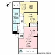 ルネス本城学研台 Ⅲ棟の間取り画像